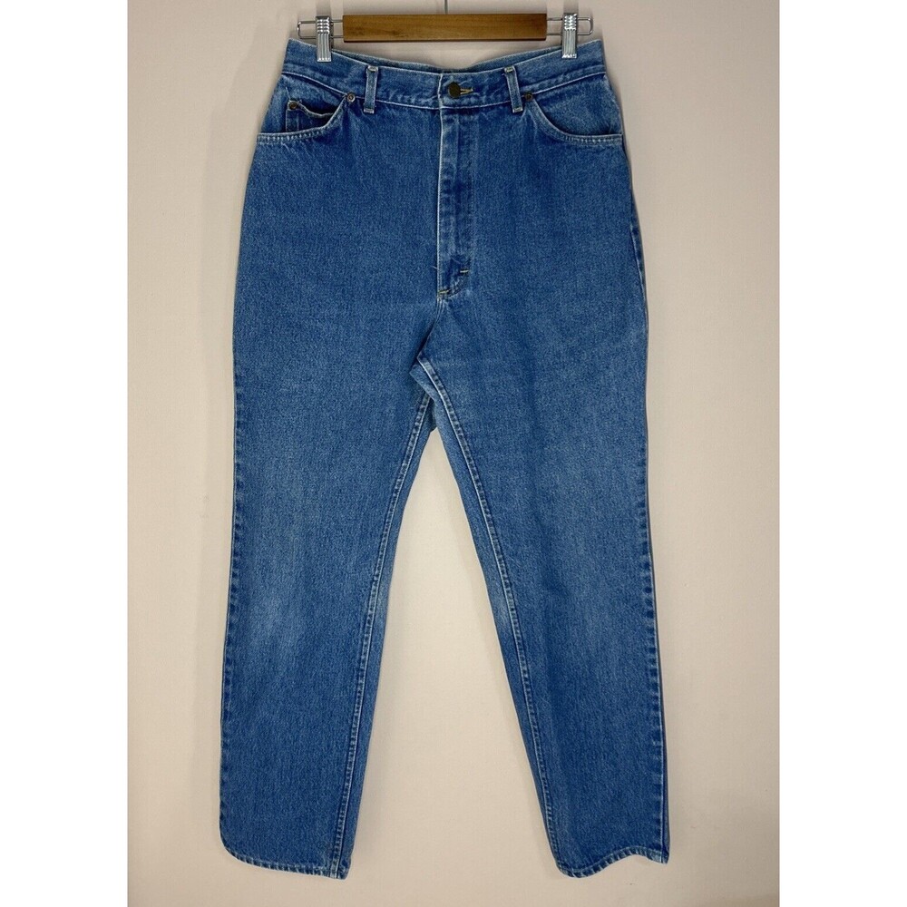 Vtg Lee Jeans  Women’s 32”x31” Medium Blue Wash High Waist, Rise Mom